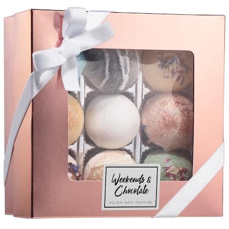 Weekends & Chocolate Holiday Bath Truffle Set