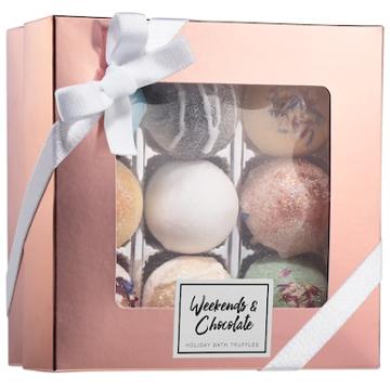 Weekends & Chocolate Holiday Bath Truffle Set