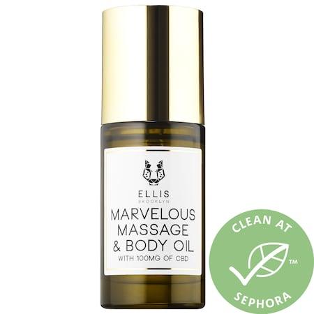 Ellis Brooklyn Marvelous Massage And Body Oil 1.0oz/30ml Pump