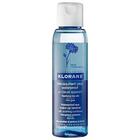 Klorane Waterproof Eye Make-up Remover With Soothing Cornflower 3.38 Oz