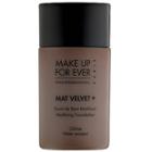 Make Up For Ever Mat Velvet + Mattifying Foundation No. 90 - Chocolate 1.01 Oz