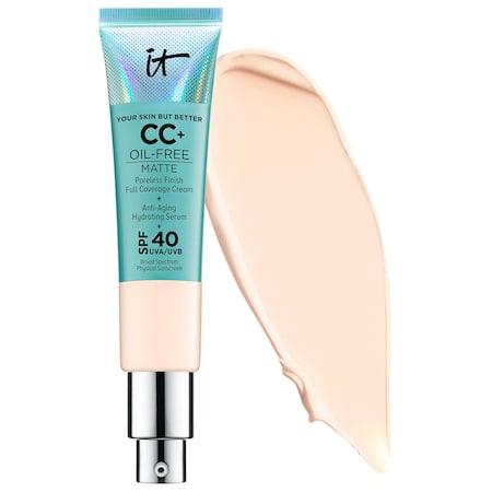 It Cosmetics Your Skin But Better Cc+ Cream Oil-free Matte With Spf 40 Fair Light 1.08 Oz/ 32 Ml
