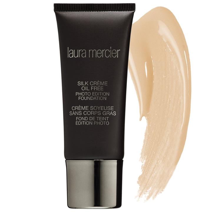 Laura Mercier Silk Crme Oil Free Photo Edition Foundation Cashew Beige 1 Oz/ 30 Ml