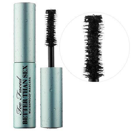 Too Faced Better Than Sex Waterproof Mascara Black Travel Size - 0.17 Oz