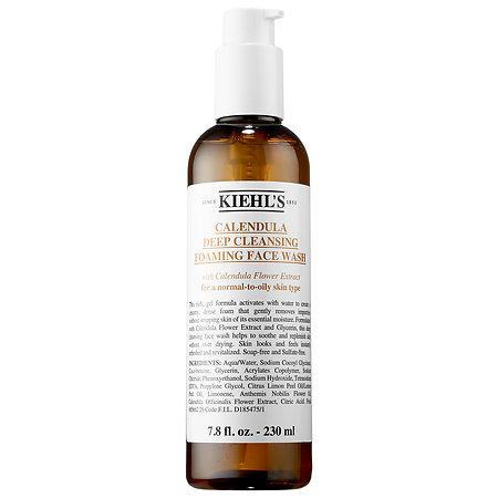 Kiehl's Since 1851 Calendula Deep Clean Foaming Face Wash 7.7 Oz/ 230 Ml