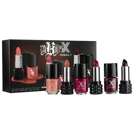Formula X Studded X: 3 Mini Lip + 3 Nail Polish Duo