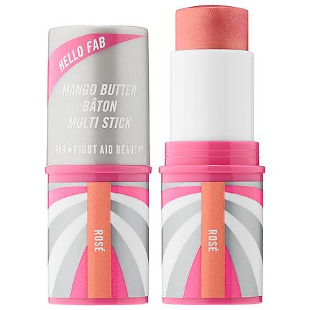First Aid Beauty Hello Fab Mango Butter Multi Stick Rose 0.26 Oz/ 7.53 G