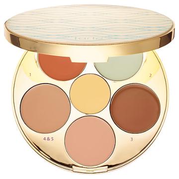 Tarte Wipeout Color-correcting Palette - Rainforest Of The Sea&trade; Collection Orange, Warmth, Green, Peach 1, Peach 2, Yellow