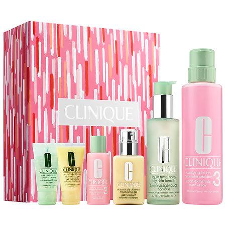Clinique Great Skin Everywhere 3-step Set For Oilier Skin
