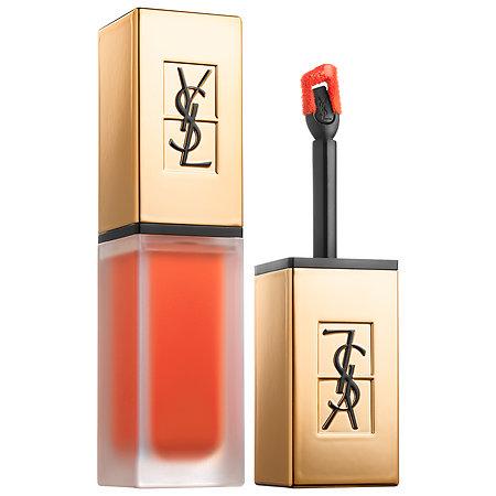 Yves Saint Laurent Tatouage Couture Matte Stain 2 Crazy Tangerine .20 Oz/ 6 Ml