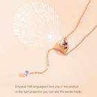 Shein Eye Pendant Light Projection Lariats Necklace
