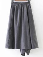 Shein Grey Wide Leg Asymmetrical Pants