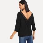 Shein Solid Tunic Top