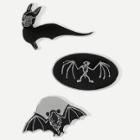 Shein Bat Design Brooch Set 3pcs