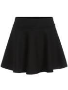 Shein Black A Line Flare Skirt