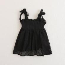 Shein Girls Ruffle Detail Mesh Dress