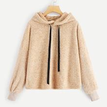 Shein Fluffy Teddy Hoodie