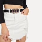 Shein Double Circle Buckle Belt