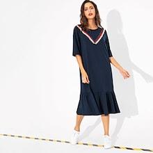 Shein Ruffle Hem Hijab Dress