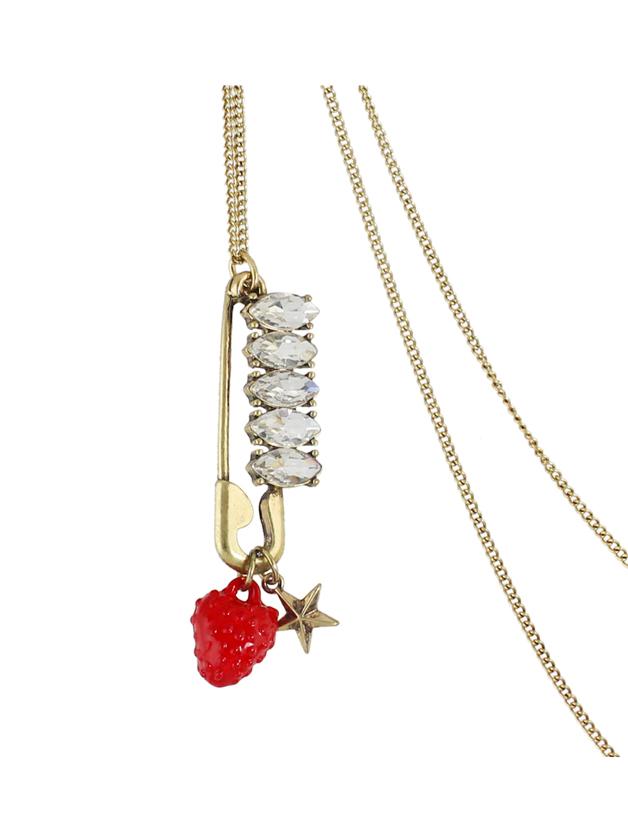 Shein Golden Color  Long Pendant Necklaces