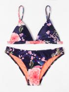 Shein Calico Print Cami Bikini Set