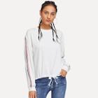 Shein Drawstring Hem Solid Tunic Pullover