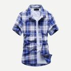 Shein Men Plaid Blouse