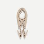 Shein Fold Over Coat Hanger With 2pcs Peg