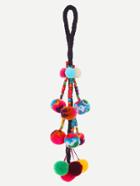 Shein Multicolor Pom Pom Charm Beaded Accessories