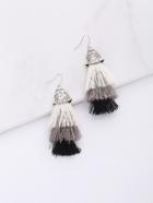 Shein Tiered Tassel Drop Earrings