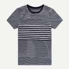 Shein Men Striped Cuffed Ringer Tee