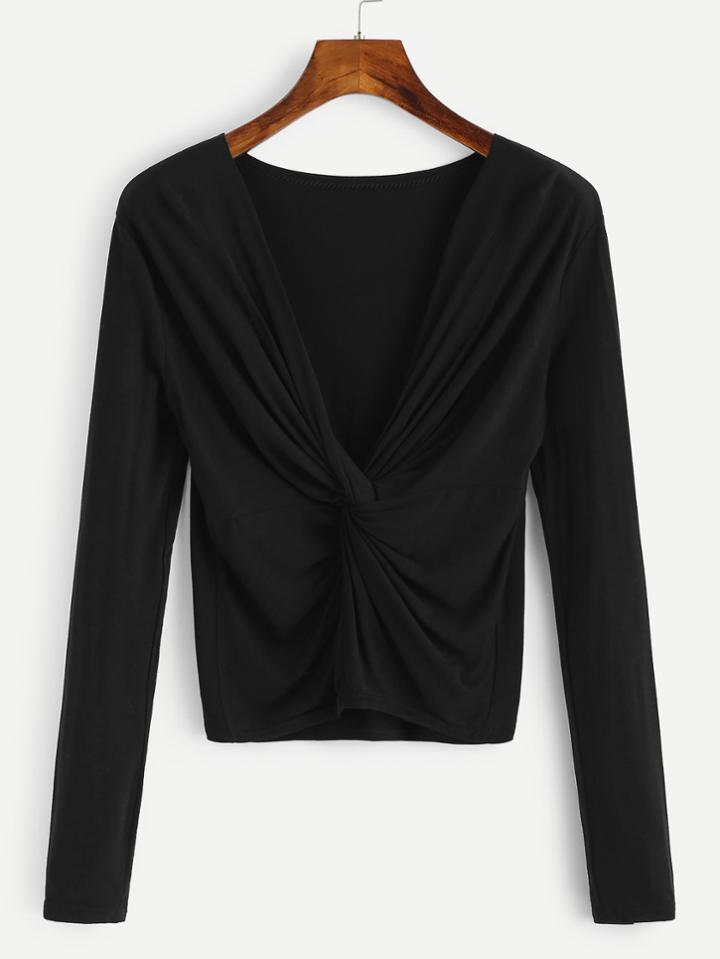 Shein Twist Detail Tee