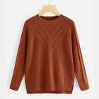 Shein Raglan Sleeve Cable-knit Jumper