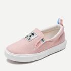 Shein Toddler Girls Patch Decor Canvas Loafers