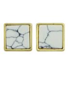 Shein Square Different Shape Stud Earrings