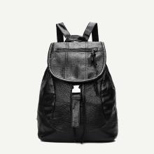Shein Pocket Front Flap Backpack