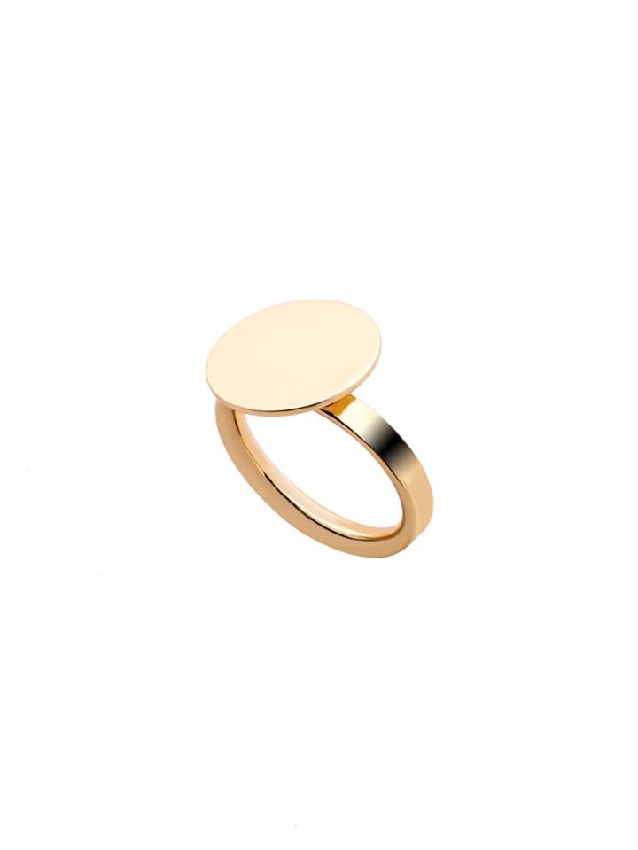 Shein Gold Plated Coin Finger Ring
