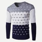 Shein Men Color Block  Striped Sweater