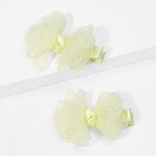 Shein Girls Bow Design Hair Clip 2pcs