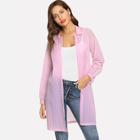 Shein Solid Drop Shoulder Longline Shirt