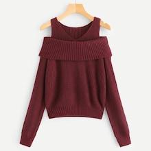 Shein Cold Shoulder Jumper