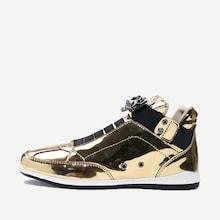 Shein Men Metallic Slip On Sneakers