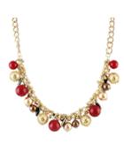 Shein Latest Design Red Women Beads Necklace