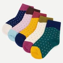 Shein Kids Color-block Ankle Socks 5pairs