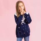 Shein Girls Polka Dot Embroidered Sweatshirt