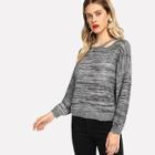 Shein Drop Shoulder Keyhole Neck Jumper