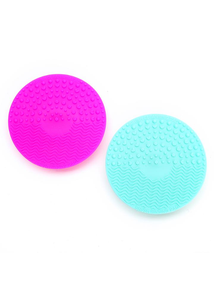 Shein 2pcs Makeup Brush Cleaner Plate