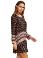 Shein Tribal Print Beach Dress