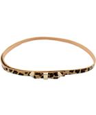 Shein Fashion Leopard Bow Belt