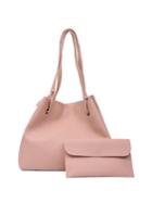 Shein Pu Tote Bag With Clutch